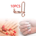 NovaGlow™ Adjustable Nail Rings – The 10-Piece Halal Mani-Alternative