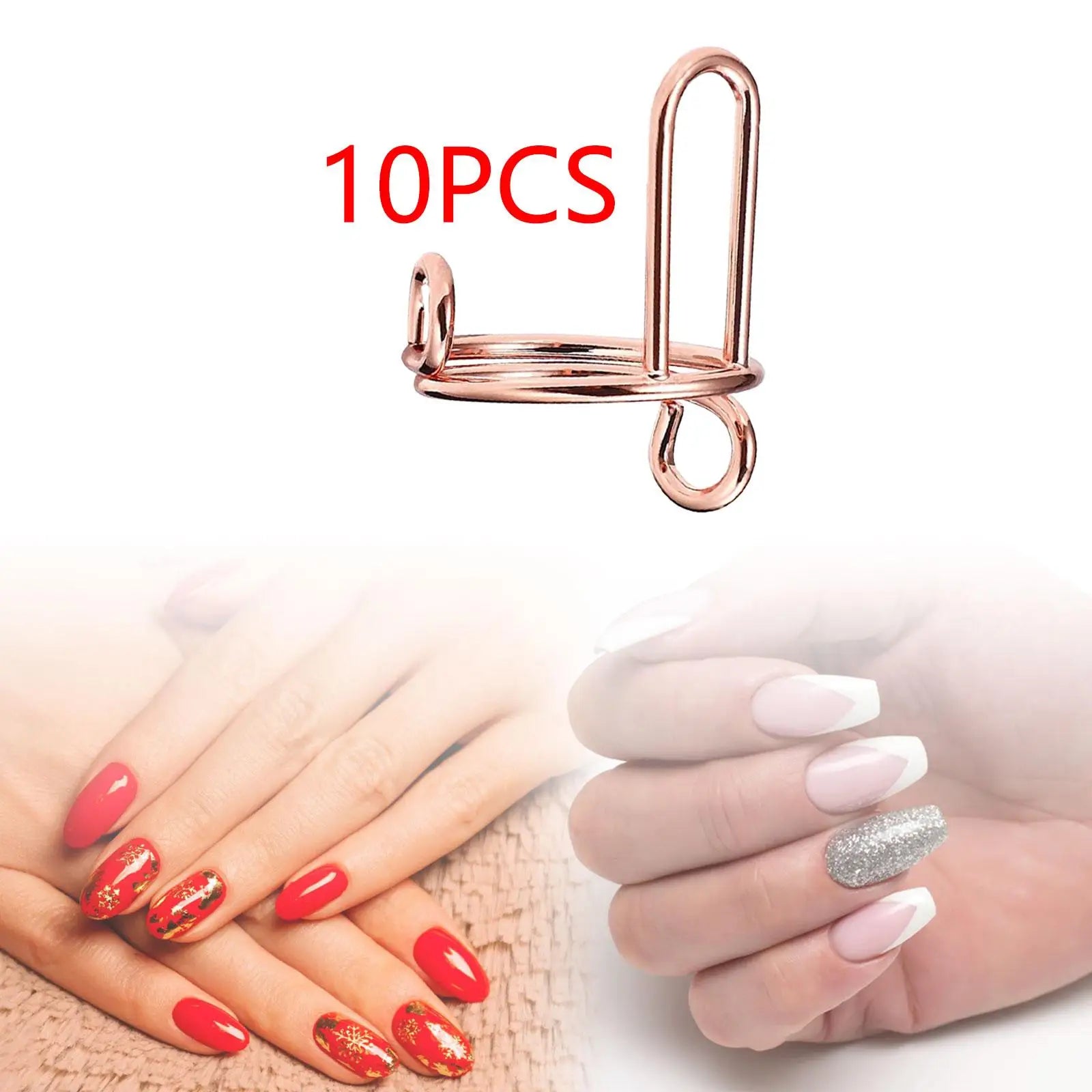NovaGlow™ Adjustable Nail Rings – The 10-Piece Halal Mani-Alternative