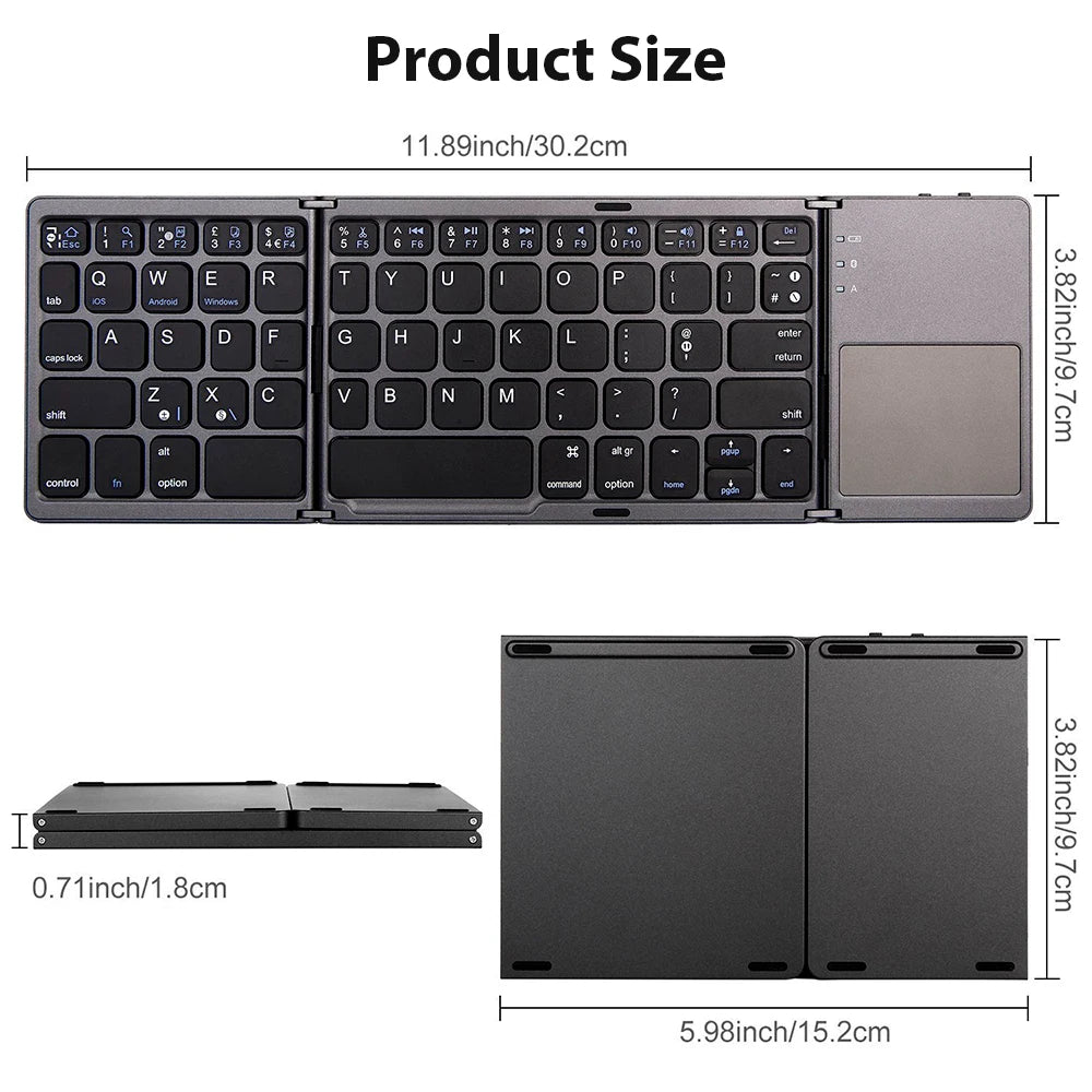 EliteFold™ - Ultra-Slim Wireless Keyboard