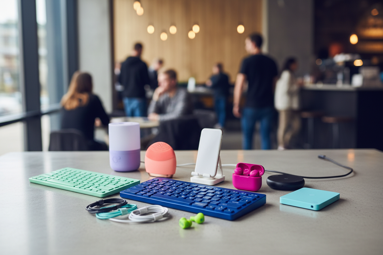 Colorful Gadgets Lifestyle